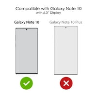 CASICTINKINK Torbica za Samsung Galaxy Note - Custom Ultra tanka tanka tvrda crna plastična plastična