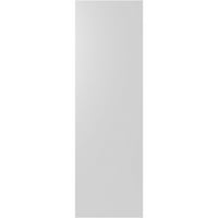 Ekena Millwork 18 W 51 H True Fit PVC horizontalna letvica uokvirena modernim stilom fiksna roletna, Crna