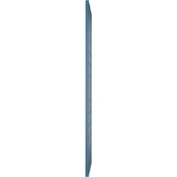 Ekena Millwork 18 W 57 H True Fit PVC horizontalni šlag Moderni stil fiksne kapke, boravak plava