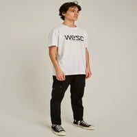 WeSC muške iridescentne ma WeSC Logo grafičke majice, veličine S-XL, muške majice