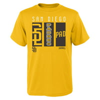 Omladinska Zlatna San Diego Padres Logo Majica