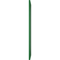 Ekena Millwork 15 W 72 H True Fit PVC dijagonalna letvica modernog stila roletne sa fiksnim nosačem, Viridian Green