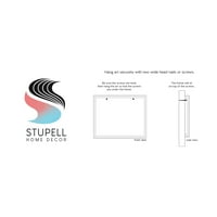 Stupell Industries Vi ste moja sunčana fraza dječjeg sunca grafička umjetnost crna uokvirena umjetnost Print Wall Art, 24x30