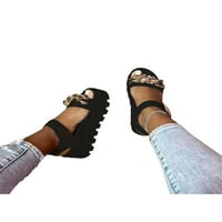 Woobling ženske Antiklizne platforme sandale rade prozračne cipele plaže Antiskid klinaste sandale