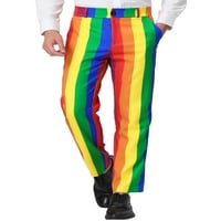 Jedinstvene povoljne muške pantalone na pruge Skinny Fit pantalone u boji
