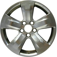 Preokret oem aluminijski aluminijski kotač, hipersilver, odgovara 2007- Acura MDX