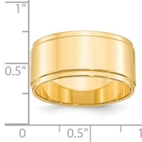 Primalni zlatni karatski žuto zlato stan sa stepeni rubne veze veličine 8