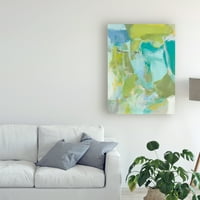 Zaštitni znak likovne umjetnosti' Sea Glass Abstraction II ' platno Art Christina Long