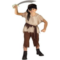 Dječaci Brown Buccaneer Pirate Raider Marauder Halloween Kostim 8-10