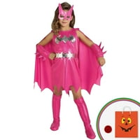 Pink Batgirl komplet za dječje kostime sa besplatnim poklonom