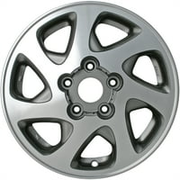 Preokret OEM aluminijumski aluminijski kotač, obrađeni i ugljen, odgovara 1997- Toyota Camry
