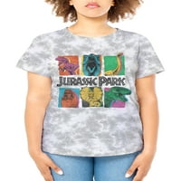 Jurassic Juniors Neonske Kutije Kratki Rukav Grafički T-Shirt