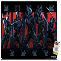 I. Joe: Snake Eyes - Grupni zidni poster sa pushpinsom, 22.375 34