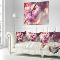Designart prelijepo cvijeće bademovog drveta - jastuk za bacanje cvijeća-18x18