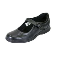 Satna udobnost Leann Ženska široka širina klasična kožna mary jane cipele crna 10,5