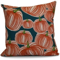 Jednostavno DAISY 16 16 Pumpkins-a-puno geometrijski jastuk za ispis