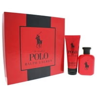 Polo Crvena Ralph Lauren za muškarce - poklon set 2.5oz EDT sprej, 3.4oz pranje kose i tijela