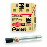 Pentel, PENC505HBBX, super hi-polimerni vodi, kutija