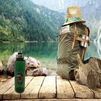 Ozark Trail Oz zelena plastična flaša za vodu sa širokim ustima i poklopcem na preklop