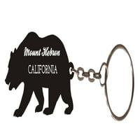 Mount Hebron California Suvenir Metalni Privjesak Za Ključeve Medvjeda