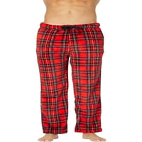 Muški Wrangler Lumberjack Plaid Cosy plišane pantalone za spavanje