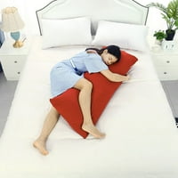 Jedinstvena povoljnija jastučnica za mikrofiber dugačak jastuk za tijelo narančasta narančasta 20 60