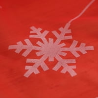 CPTFADH Christmas Paflake Curking Tulle Prozor Pročišćavanje Voile Drape Valance