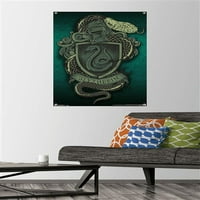 World World: Harry Potter - zidni poster Slytherin zmija Crest sa push igle, 22.375 34