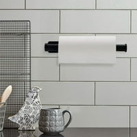 Držač ručnika na papiru pod kuhinjskim ormarom - samoljepljivo ili bušenje, zidni nosač od nehrđajućeg