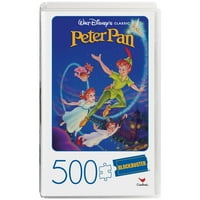 500 komada zagonetki za odrasle u plastičnom retro blockbusteru VHS video kućište, Peter Pan