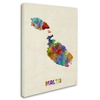 Zaštitni znak Likovna umjetnost mapa akvarela Malte Umjetnost platna Michaela Tompsetta