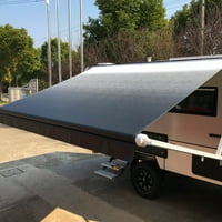 10'x8 'motorizirani uvlačivi RV tenda, burgundy Fade boja