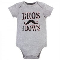 Hudson Baby dojenčad Boy Bodysuits 3PK, bros prije lukova, 9-mjeseci