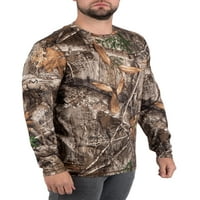 Muški košulju za lov na dugih rukava za lov na Realtree, Veličine S-3XL