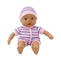 My Sweet Love Toys Mini Baby Doll, African American, Purple