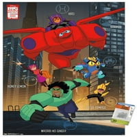 Disney Big Hero 6: Serija - Grupni zidni poster sa push igle, 22.375 34