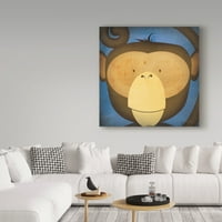 Zaštitni znak Likovna umjetnost 'Monkey Wow' Platno umjetnost Ryan Fowler