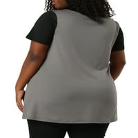 Jedinstvena ponuda ženska Plus Veličina ljetna bluza u boji bluza sa kratkim rukavom tunike
