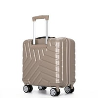 Hardside prtljaga ispod sedišta, lagani ručni kofer sa Spinner točkovima, zlato