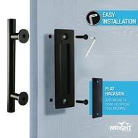 Wright proizvodi unutarnji nosač vrata za vrata, mat crna