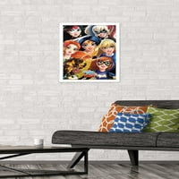 Comics TV - DC superherojske djevojke - Grupni zidni poster, 14.725 22.375