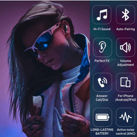 Urban Street Buds Žive Prave Bluetooth Bežične Slušalice Za Xiaomi Redmi Note Sa Mikrofonom Crnom