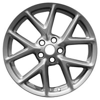 Kai obnovljen oem aluminijumski aluminijski kotač, obojen srednji sjaj srebro, odgovara - Nissan Maxima