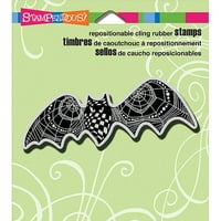 Halloween Cling Gumeni Pečat 3.5 X4 List-Penpattern Bat
