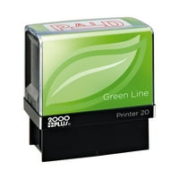 2000plus® pečat zelene linije, plaćeno, crveno