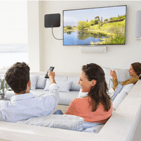 Pojačani HD digitalni TV antenski antenski 80+ milja - Podrška 1080p za Samsung TV model QN85Q60TAFXZA