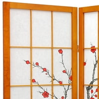 Orijentalni namještaj Ft. Visoki cherry cvijet shoji, shoji papir, boja meda, panel, motiv cvjeta trešnje