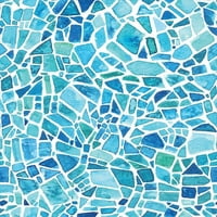 Početna Decor Line Blue Mosaic Premium prozor
