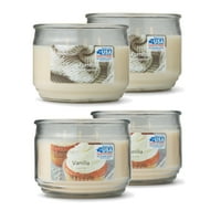 Oslonci Vanilla & Cozy Comfort 3-Wick Mirisna Svijeća Za Teglu, 11. oz., 4-Pakovanje