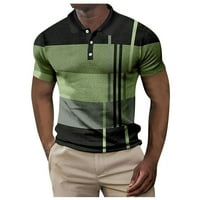 Muške Polo majice kratki rukav performanse tanke majice sa dugmetom za sportski Golf tenis trening vrhovi